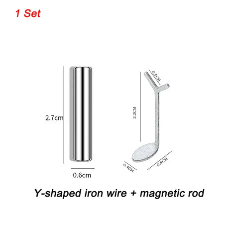 Set Of 5 Y-Shaped Love Heart Cat Eye Nail Tool - Omega Lifestyles