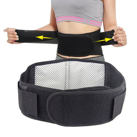 Self-Heating Adjustable Waist Support Brace Lumbar Belt - Omega Lifestyles