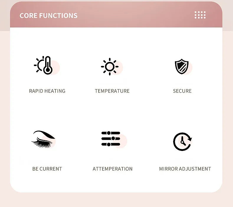 Portable Electric Heated Eyelash Curler With Three-Gear - Omega Lifestyles