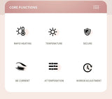 Portable Electric Heated Eyelash Curler With Three-Gear - Omega Lifestyles