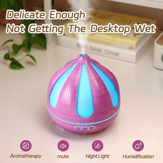 Ultrasonic Remote Control Oil Diffuser With LED Nightlight - Omega Lifestyles