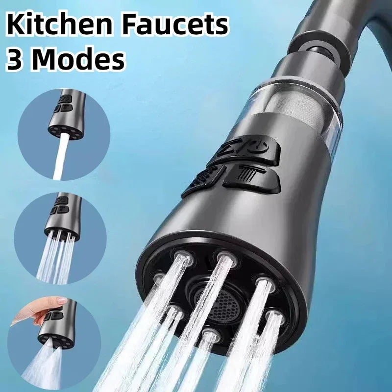 3-In-1 Kitchen Faucet Extender With Filter And 720° Rotation - Omega Lifestyles
