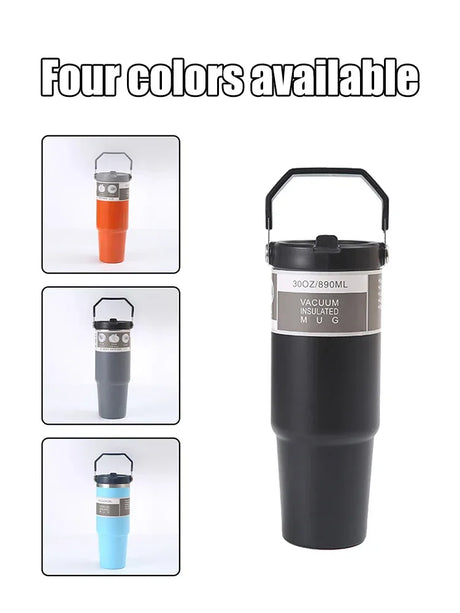 30-Inch Stainless Steel Insulated Thermos Travel Bottle - Omega Lifestyles