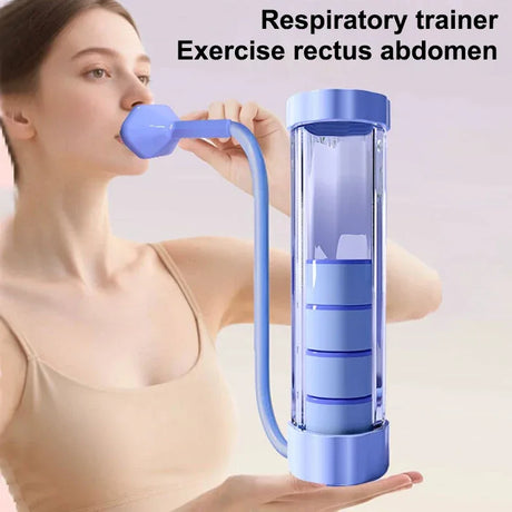 Advanced Breathing Trainer Lung Capacity Respiratory Strength Device - Omega Lifestyles