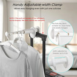 Portable Rust-Resistant Folding Plastic Travel Hanger Rack - Omega Lifestyles