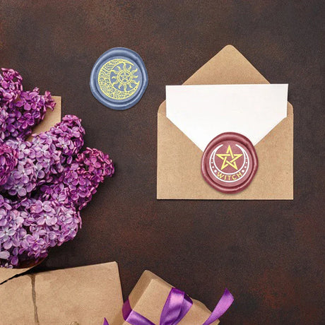 Vintage Halloween Skull Tree Wax Seal Stamp Brass Head - Omega Lifestyles