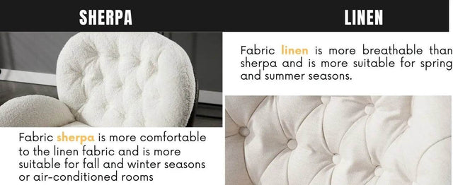 Cream Linen Mid Century Swivel Accent Chair - Omega Lifestyles