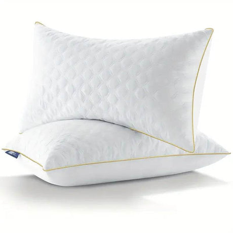 Set of 2 Soft Hypoallergenic Neck Pillows - Sleep Galleria