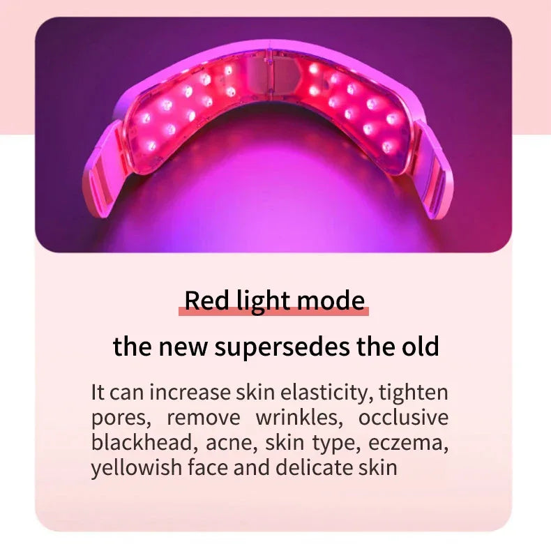 LED Photon Therapy Facial Slimming Vibration Massager - Omega Lifestyles