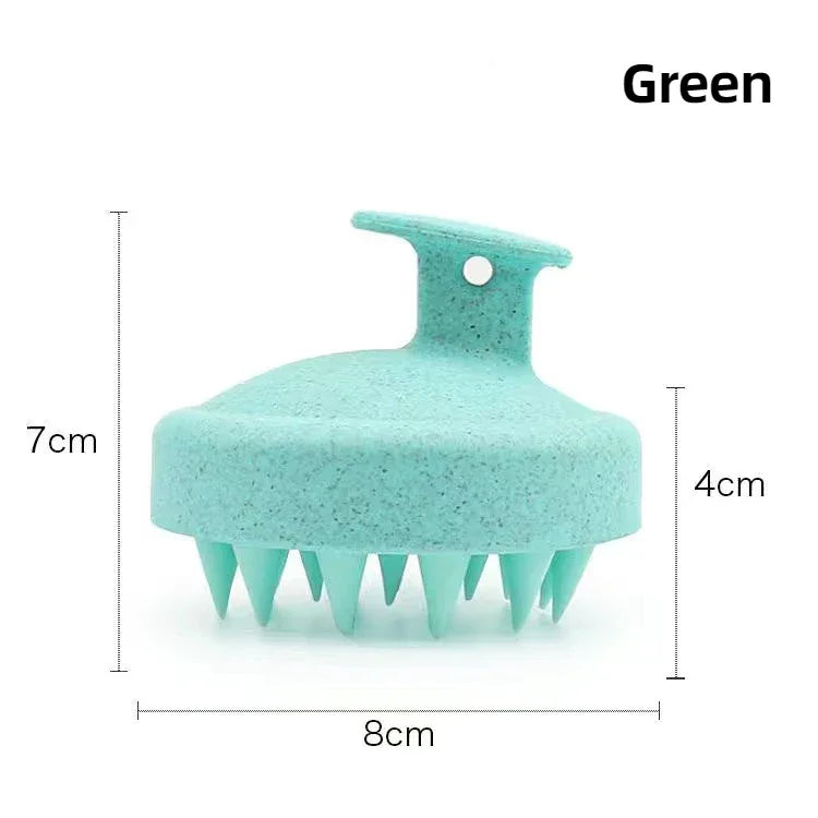 Silicone Handheld Scalp Shampoo Massage Brush - Omega Lifestyles