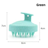 Silicone Handheld Scalp Shampoo Massage Brush - Omega Lifestyles