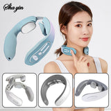 Composite Material Four-Head Neck Heating Vibration Massager - Omega Lifestyles