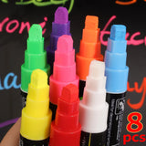 Erasable Liquid Chalk Markers Set Of 8 Colors