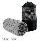 Non-Slip Sweat-Absorbent PVC Yoga Towel Mat 183x63cm - Omega Lifestyles