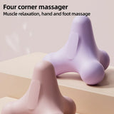 Four Corner Silicone Fascia Ball Deep Muscle Massage Ball - Omega Lifestyles