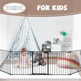 Metal Safety Playpen Multi-Purpose Adjustable 5-Panel Fence
