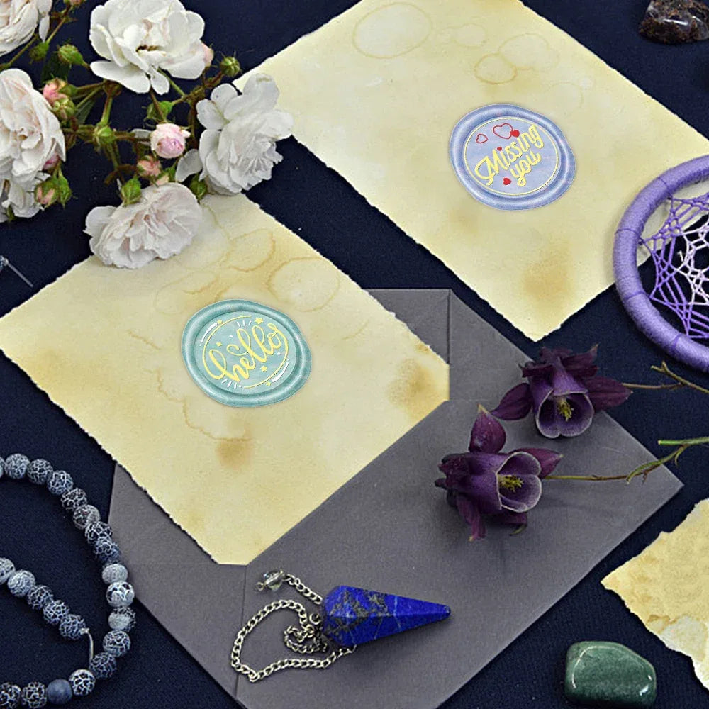 Wax Seal Stamp With Removable Brass Head For Decoration - Omega Lifestyles