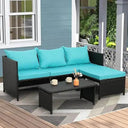 3-Piece Outdoor PE Rattan Furniture Set - Omega Lifestyles