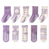 Children’s Cotton Non-Slip Cartoon Knit Socks - Omega Lifestyles