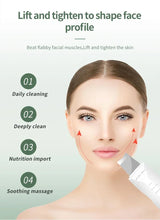 Deep Vibrate Ultrasonic Facial Skin Scrubber Cleaner Massage Device - Omega Lifestyles