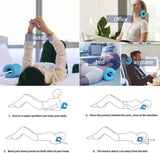 Ergonomic Cervical Spine Neck Traction Stretching Pillow - Omega Lifestyles