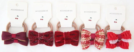 Set Of 10 Cute Elastic Hair Bands For Baby Girls - Omega Lifestyles