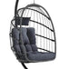 Ergonomic Wicker Hanging Egg Chair with Cushion - Omega Lifestyles