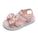 Girls Patent Leather Bow Soft Sole Sport Sandals - Omega Lifestyles