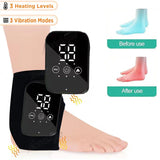 Electric Foot Ankle Massager With Vibration Hot Compress - Omega Lifestyles