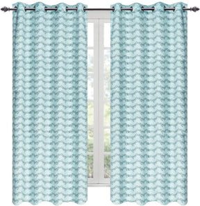 Printed Thermal Blackout Curtain With High Shading - Omega Lifestyles