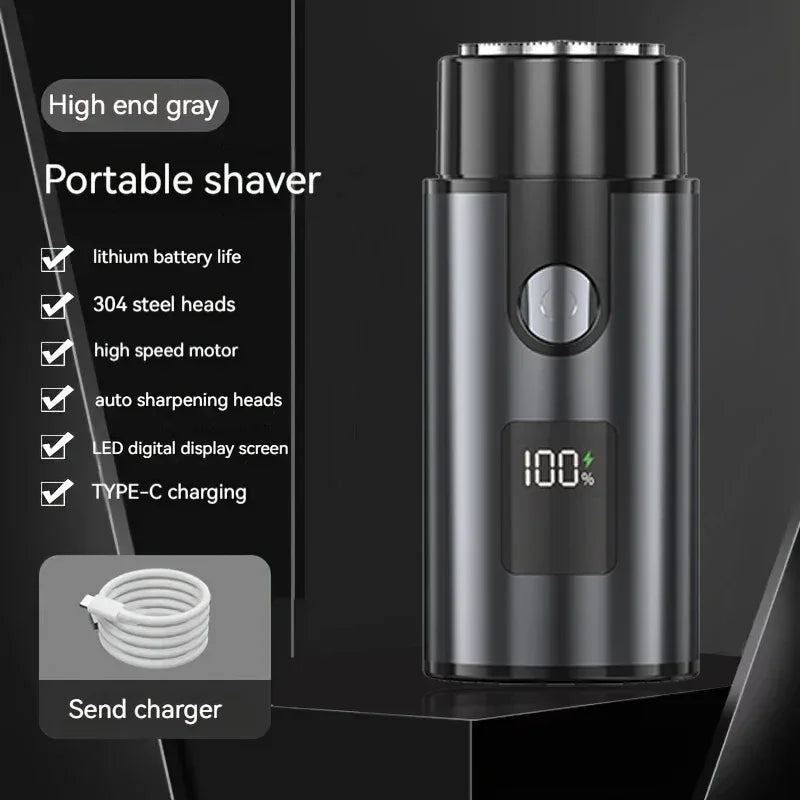 Rotary Electric Shaver Cordless Waterproof Rechargeable Razor - Omega Lifestyles