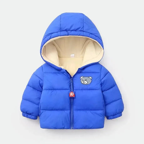 Heavyweight Winter Kids Cartoon Hooded Fleece Jacket - Omega Lifestyles