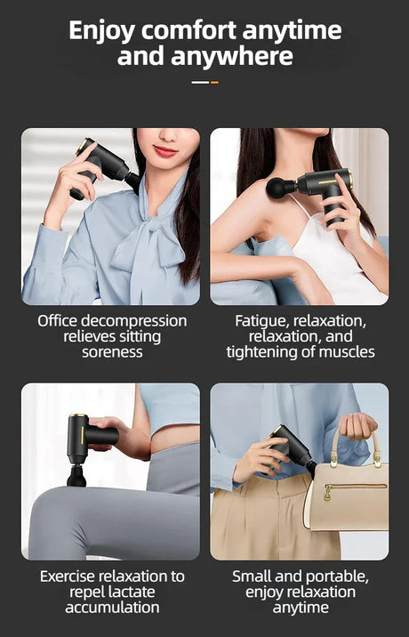 Portable Mini Deep Muscle Relief Massage Gun - Omega Lifestyles