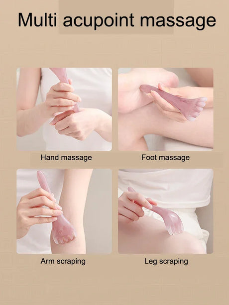 Set Of 4 Portable Resin Scalp And Body Massagers - Omega Lifestyles