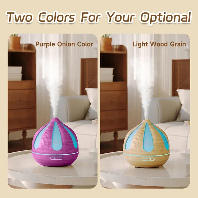 Ultrasonic Remote Control Oil Diffuser With LED Nightlight - Omega Lifestyles