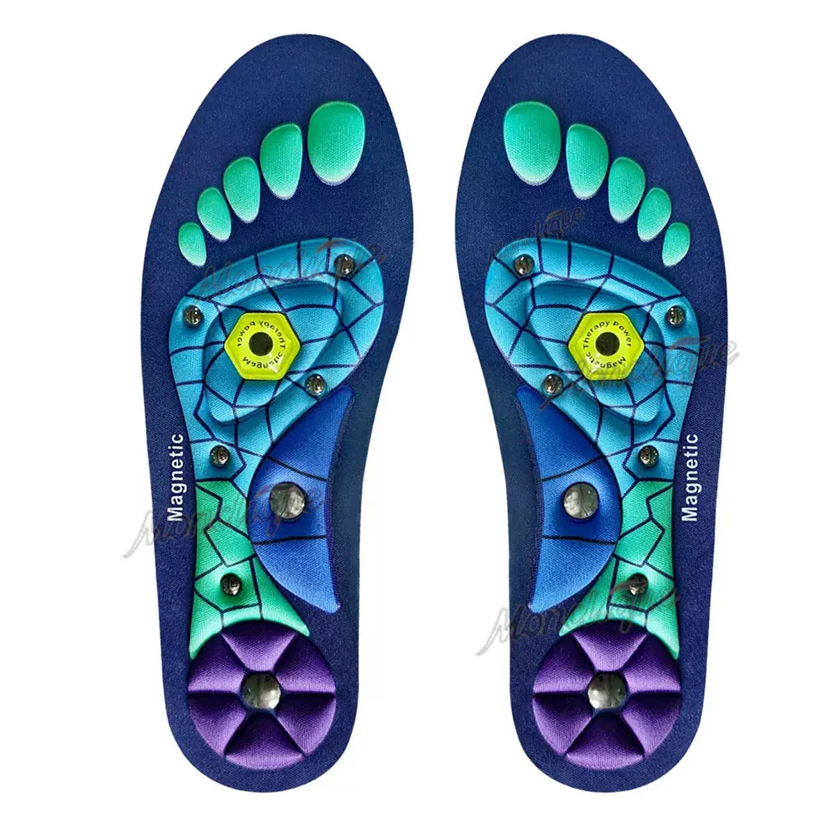 Pair of Magnetic Acupressure Foot Massage Insoles - Omega Lifestyles