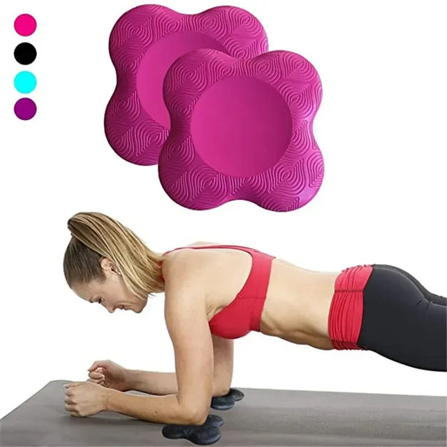 Pair of Extra Thick Yoga Knee Pads TPE Cushion - Omega Lifestyles