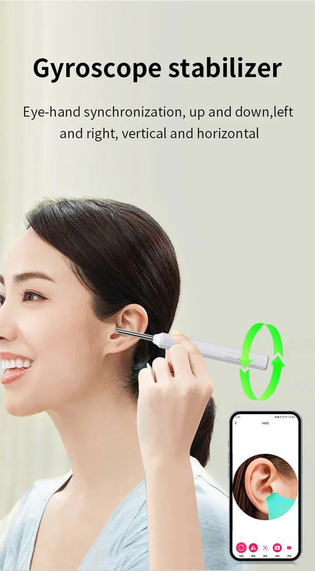 Wireless Visual Ear Cleaner With Camera Endoscope Tool - Omega Lifestyles
