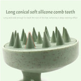 Silicone Handheld Scalp Shampoo Massage Brush - Omega Lifestyles