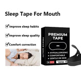 Sleep & Snoring Mouth Tape Gentle Skin-Friendly Adhesive - Omega Lifestyles
