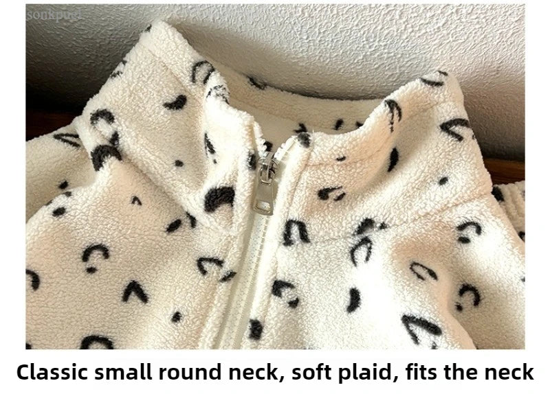 Winter 2-Piece Kids Plush Fleece Pajama Set