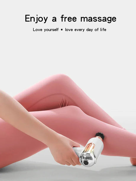 LCD Intelligent Frequency Control Mini Portable USB Massage Gun - Omega Lifestyles