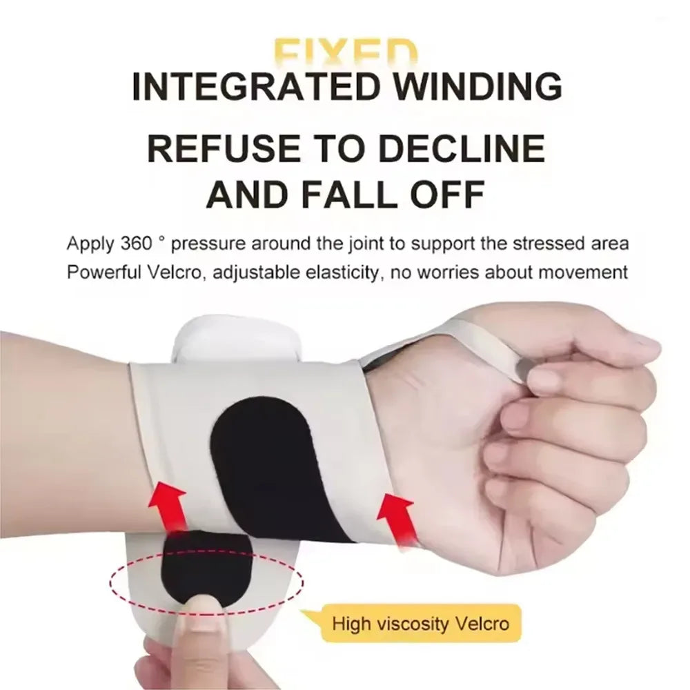 Electric Wrist Massager With Compression And Vibration - Omega Lifestyles