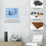 Programmable Smart Thermostat With Child Lock Backlit Display - Omega Lifestyles