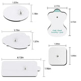 Reusable Self-Adhesive Non-Woven Physiotherapy Electrode Pads - Omega Lifestyles