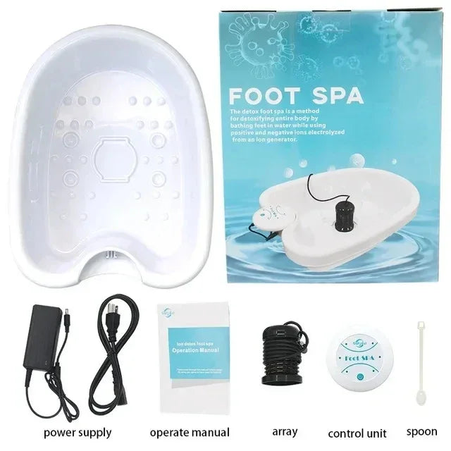 Ion Detox Foot Massager With Massage Basin - Omega Lifestyles
