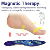 Pair Of Magnetic Therapy Acupressure Massage Insoles - Omega Lifestyles