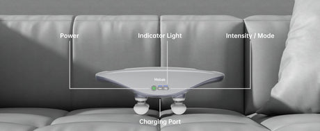 4-Head Deep Tissue Massage Gun with 3 Speed Levels - Omega Lifestyles