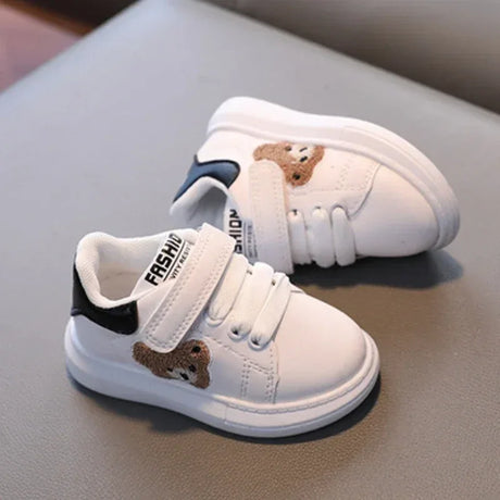 Toddler Waterproof Leather Baby Panda Sneakers - Omega Lifestyles