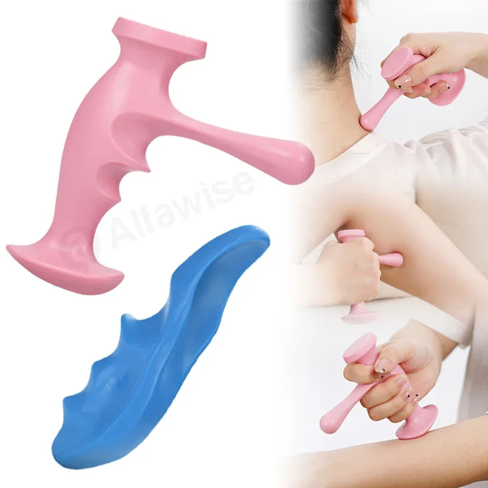 Set Of 2 T-Shaped Deep Tissue Thumb Massagers - Omega Lifestyles